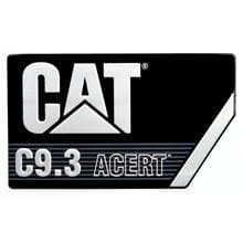 custom made metal nameplate for CAT equipment